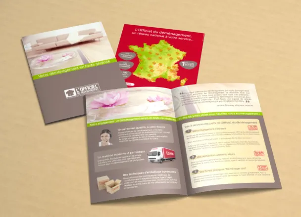 Brochure L'Officiel du Déménagement, moving service