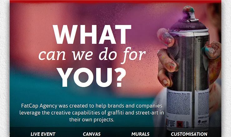 cubedesigners – Creation of the FATCAP website | Web Agency & Creative Design