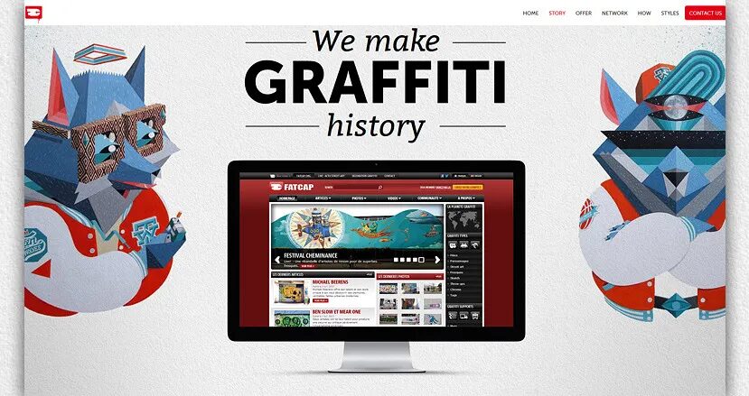 cubedesigners – Creation of the FATCAP website | Web Agency & Creative Design