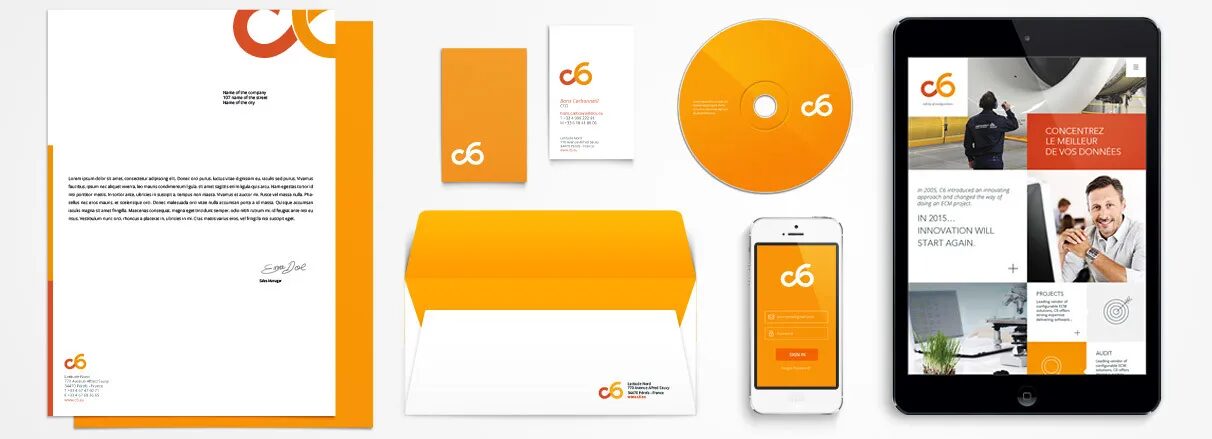 Creation of complete visual identity and C6 communication materials by cubedesigners