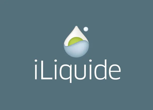 iLiquide logo design visual identity - e-liquid e-liquid e-liquid design electronic cigarette by cubedesigners