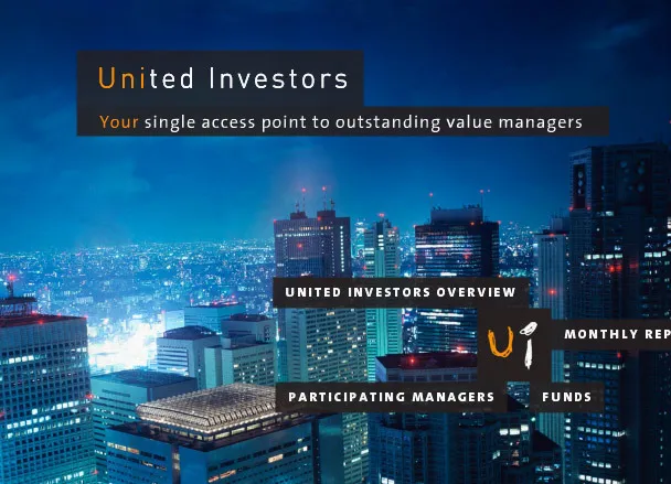 United Investors site with nighttime city skyline