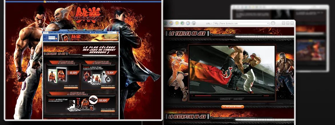 Tekken 6 promotional visual for PlayFrance.